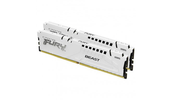Kingston Technology FURY Beast 32GB 6400MT/s DDR5 CL32 DIMM (Kit of 2) White EXPO