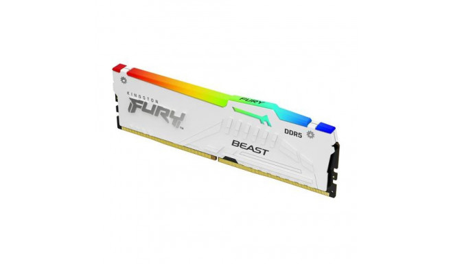 Kingston Technology FURY Beast 16GB 6000MT/s DDR5 CL30 DIMM White RGB EXPO