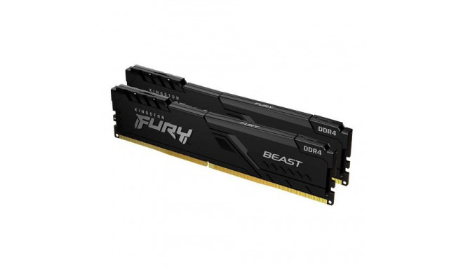 Kingston Technology FURY Beast 32GB 3200MT/s DDR4 CL16 DIMM (Kit of 2) Black