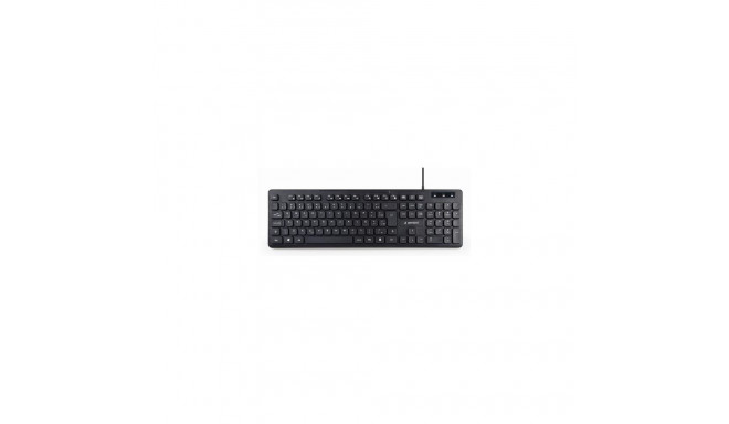 Gembird KB-MCH-04-DE keyboard Universal USB QWERTZ German Black