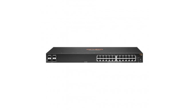 HPE Aruba Networking 6100 24G 4SFP+ Managed L3 Gigabit Ethernet (10/100/1000) 1U Black