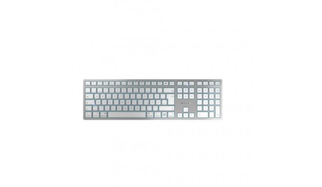 CHERRY KW 9100 SLIM FOR MAC keyboard Universal USB + Bluetooth QWERTZ German Silver