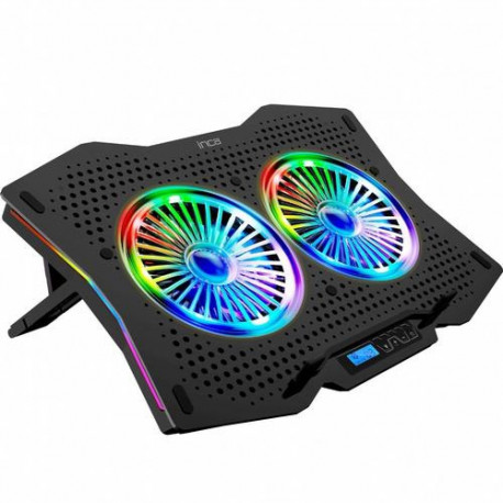 Inca INC-606TGS laptop cooling pad 45.7 cm (18") 1200 RPM Black