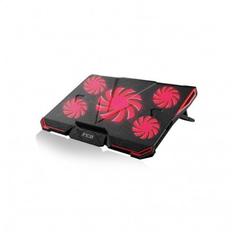 Inca INC-611GMS laptop cooling pad 43.2 cm (17") Black, Red
