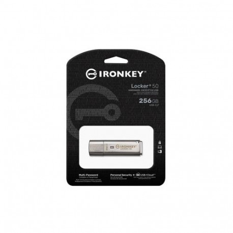 Kingston Technology IronKey 256GB Locker Plus 50 AES Encryption