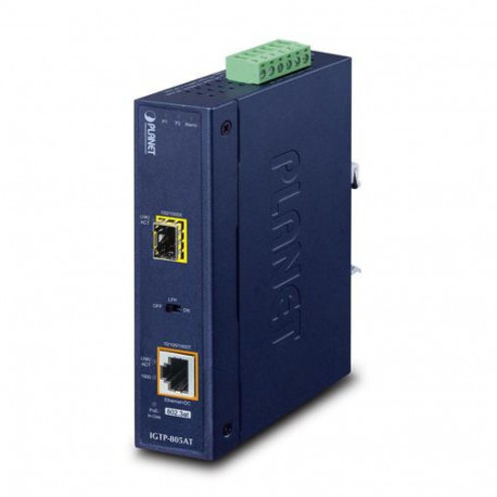 PLANET IGTP-805AT network media converter 2000 Mbit/s 1310 nm Blue