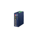PLANET Netzwerkgeräte Unmanaged Fast Ethernet (10/100) Power over Ethernet (PoE) Blue