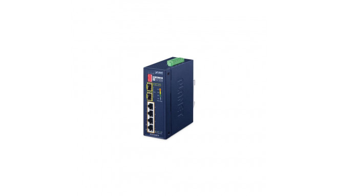 PLANET Netzwerkgeräte Unmanaged Fast Ethernet (10/100) Power over Ethernet (PoE) Blue