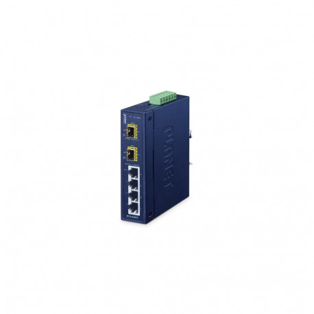 PLANET IFGS-620TF network switch Unmanaged Fast Ethernet (10/100) Blue