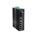 LevelOne 6-Port Gigabit PoE Industrial Switch, 802.3at/af PoE, 4 PoE Outputs, 1 x SFP, 1 x SFP/RJ45 