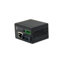 LevelOne RJ45 to ST Fast Ethernet Industrial Media Converter, Multi-Mode Fiber, 2km, -40°C to 75°C