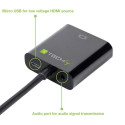 Techly Cable Adapter Converter HDMI to VGA with Micro USB and Audio IDATA HDMI-VGA2AU