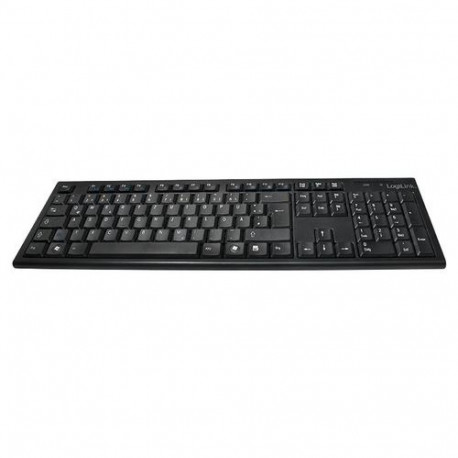 LogiLink ID0104 keyboard Mouse included Office RF Wireless QWERTZ Black