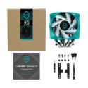 Iceberg Thermal IceSLEET X9 Dual TR Processor Cooler 12 cm Teal 1 pc(s)