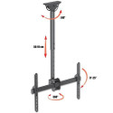 Techly 37-70 Telescopic Ceiling Universal LED TV LCD Support&quot; ICA-CPLB 946S