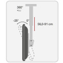 Techly 32-55 Telescopic Ceiling Universal LED TV LCD Support&quot; ICA-CPLB 944S