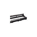 Techly Modular Patch Panel 24 Places UTP with Removable Modules 1 Unit Black