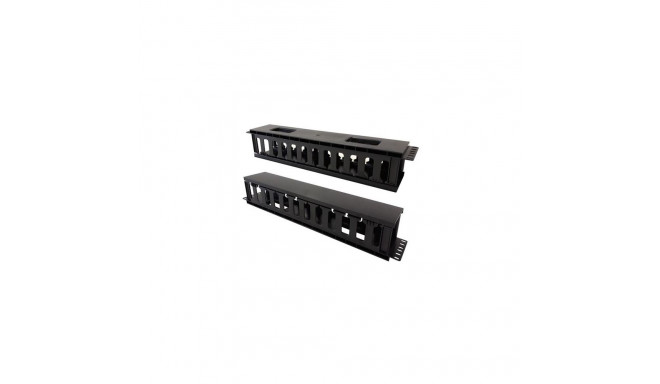 Techly Cable Entry Panel 19" 2U with Cover