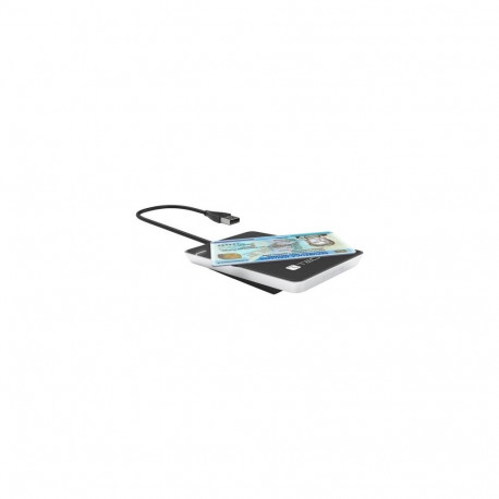 Techly I-CARD CAM-CIE RFID reader USB Black, Silver