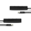 Axagon HUE-S2BL interface hub USB 3.2 Gen 1 (3.1 Gen 1) Type-A 5000 Mbit/s Black