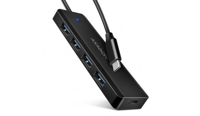 Axagon HUE-C1C interface hub USB 3.2 Gen 1 (3.1 Gen 1) Type-C 5000 Mbit/s Black