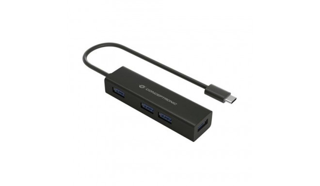 Conceptronic HUBBIES USB-C to 4-Port USB 3.0 Hub