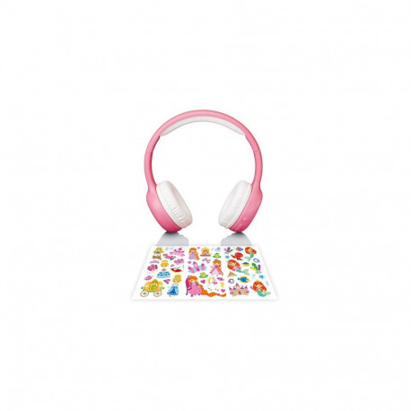 Lenco HPB-110PK Headset Wired &amp; Wireless Head-band Micro-USB Bluetooth Pink