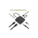 Acer 7-in-1 USB 4 Dongle Wired USB4 Black, Silver