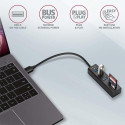 Axagon HMA-CR3A laptop dock/port replicator Wired USB 3.2 Gen 1 (3.1 Gen 1) Type-A Black