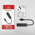 Axagon HMA-CR3A laptop dock/port replicator Wired USB 3.2 Gen 1 (3.1 Gen 1) Type-A Black