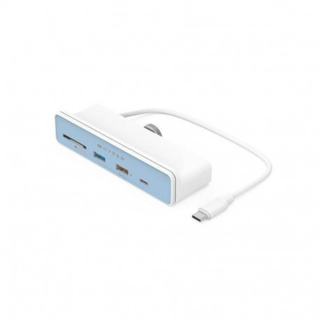 HYPER HD34A8 laptop dock/port replicator USB 3.2 Gen 1 (3.1 Gen 1) Type-C White