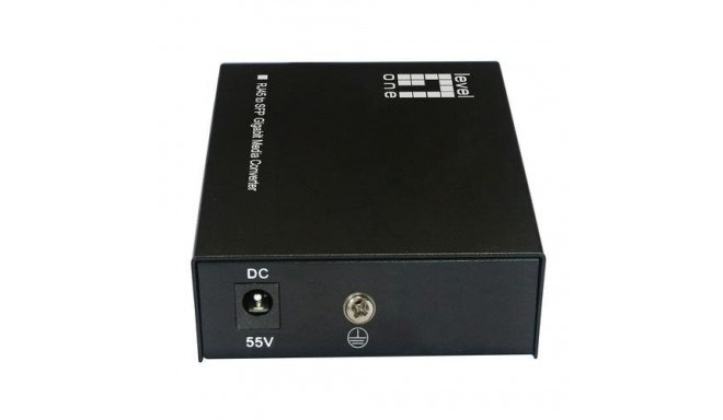 LevelOne RJ45 to SFP Gigabit Media Converter, 802.3bt 90W PoE PSE