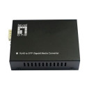 LevelOne RJ45 to SFP Gigabit Media Converter, 802.3bt 90W PoE PSE