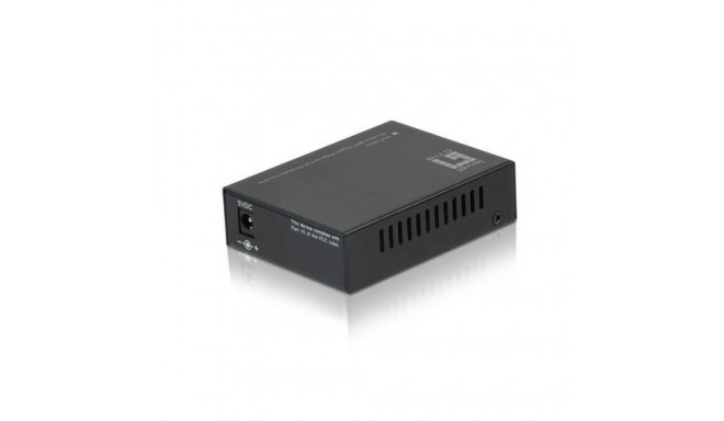 LevelOne RJ45 to SFP Gigabit Media Converter, PoE PD