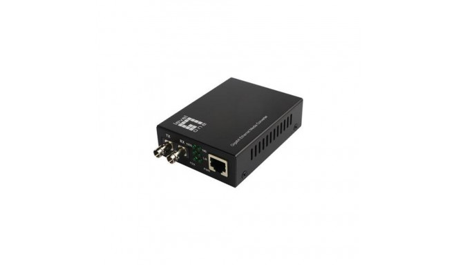 LevelOne RJ45 to ST Gigabit Media Converter, Single-Mode Fiber, 1310nm, 20km