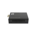 LevelOne RJ45 to ST Gigabit Media Converter, Single-Mode Fiber, 1310nm, 20km