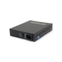 LevelOne RJ45 to SC Managed Gigabit Media Converter, Single-Mode Fiber, 20km
