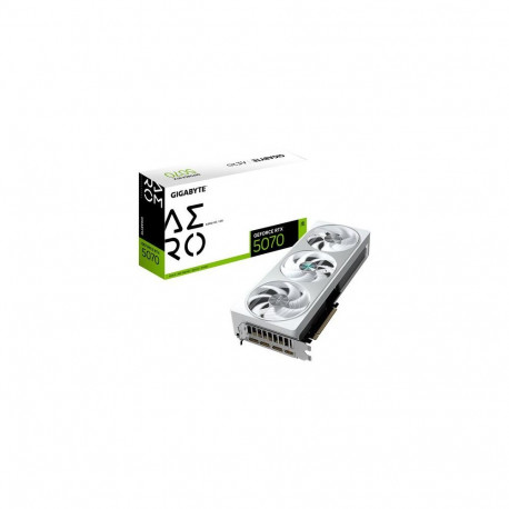 GIGABYTE GeForce RTX 5070 AERO OC 12G Graphics Card - 12GB GDDR7, 192bit, PCI-E 5.0, 2625 MHz Core C