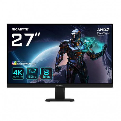 GIGABYTE GS27U 27" UHD Gaming Monitor - 3840 x 2160, 160Hz, 1ms, 350 cd/m², Display HDR400, HDM