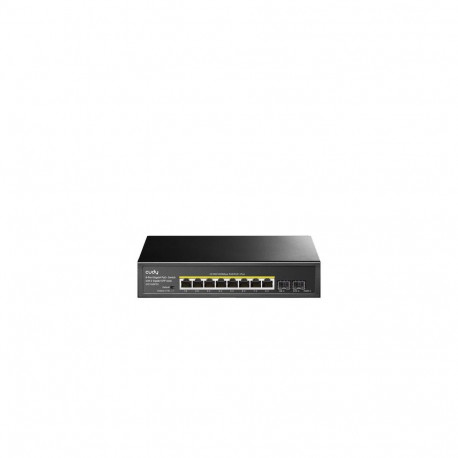 Cudy GS1008PS2 network switch Unmanaged Gigabit Ethernet (10/100/1000) Power over Ethernet (PoE) Bla