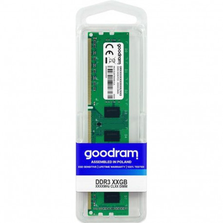 Goodram GR1600D3V64L11/8G memory module 8 GB 1 x 8 GB DDR3 1600 MHz