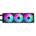 GIGABYTE AORUS WATERFORCE X II 360 AIO Liquid CPU Cooler - 3x120mm ARGB Fans, full-color LCD, MAGNET