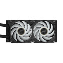 GIGABYTE AORUS WATERFORCE X II 240 AIO Liquid CPU Cooler - 2x120mm ARGB Fans, full-color LCD, DAISY- GIGABYTE AORUS WATERFORCE X II 240 AIO Liquid CPU Cooler - 2x120mm ARGB Fans, full-color LCD, DAISY-