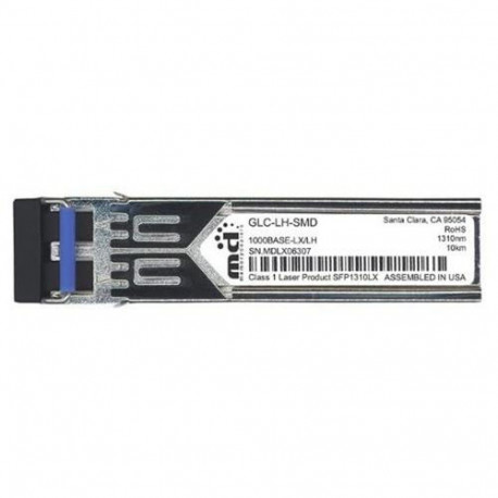 Cisco 1000BASE- LX/LH SFP Module for Gigabit Ethernet Deployments, Hot Swappable, 5-Year Standard Wa