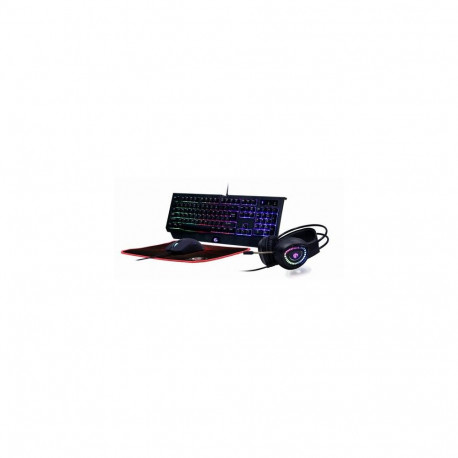 Gembird GGS-UMGL4-01 keyboard Mouse included Gaming USB QWERTY US English Black