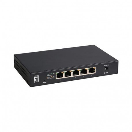 LevelOne 5-Port Unmanaged 2.5-Gigabit Ethernet Switch