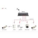 LevelOne 5-Port Gigabit PoE Switch, 802.3at/af PoE, 4 PoE Outputs, 115W