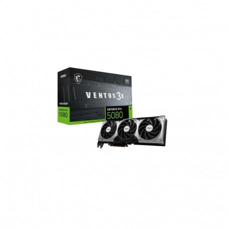 MSI VENTUS GeForce RTX5080 16G 3X OC NVIDIA GeForce RTX 5080 16 GB GDDR7