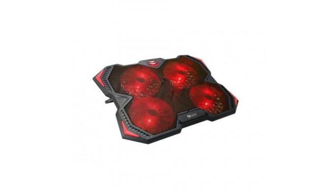 C-TECH Zefyros notebook cooling pad 43.9 cm (17.3&quot;) 900 RPM Black