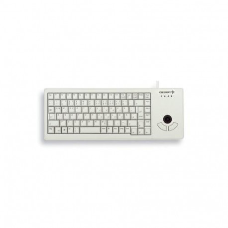 CHERRY XS Trackball keyboard Universal USB QWERTZ German Grey